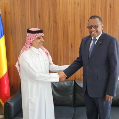 وزير التربية الوطنية يستقبل السفير القطري في تشاد