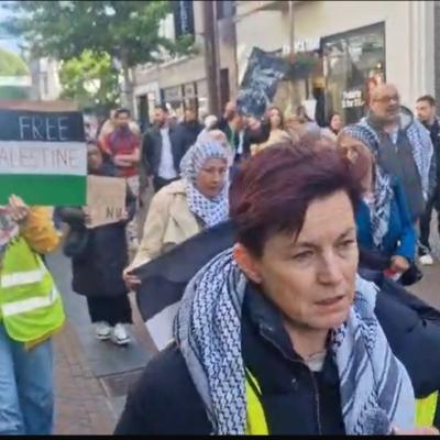 احتجاجات في أبيلدون الهولندية تضامنًا مع غزة