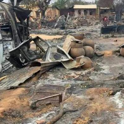 إسقاط مسيّرة بالفاشر وسيول تجتاح مخيم لاجئين بشرق تشاد