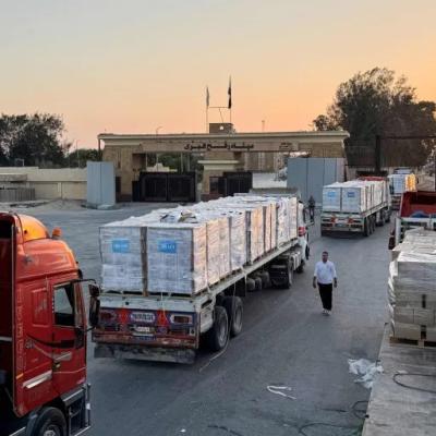 اسرائيل تمنع دخول 22 الف شاحنة مساعدات لغزة